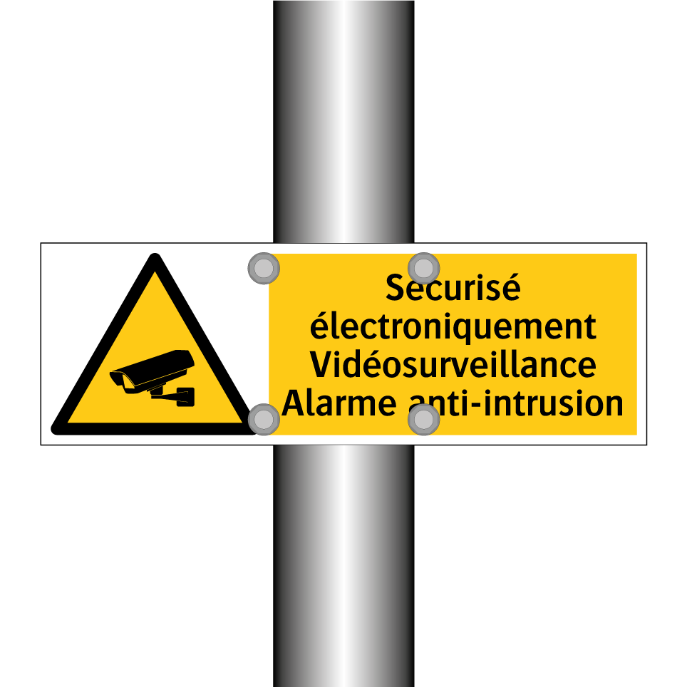 Sécurisé électroniquement Vidéosurveillance Alarme anti-intrusion