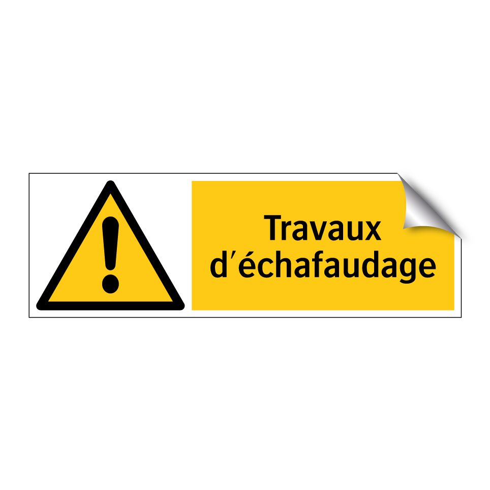 Travaux d'échafaudage