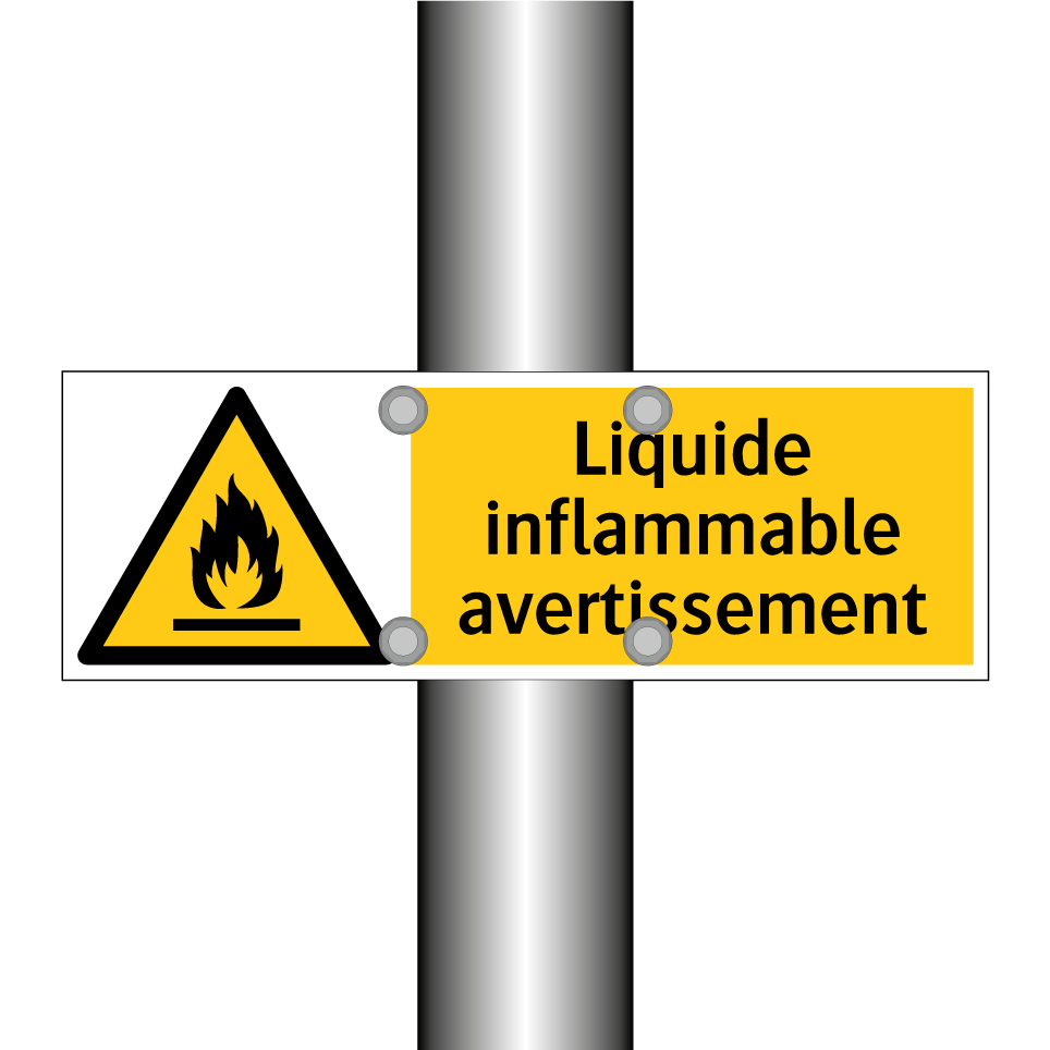 Liquide inflammable avertissement