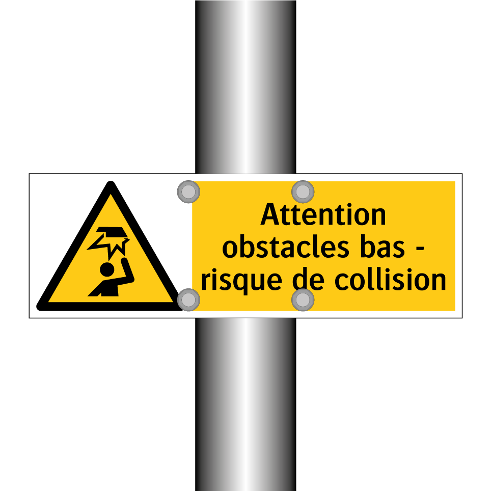 Attention obstacles bas - risque de collision