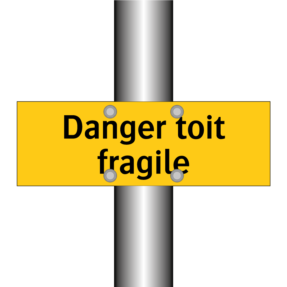 Danger toit fragile