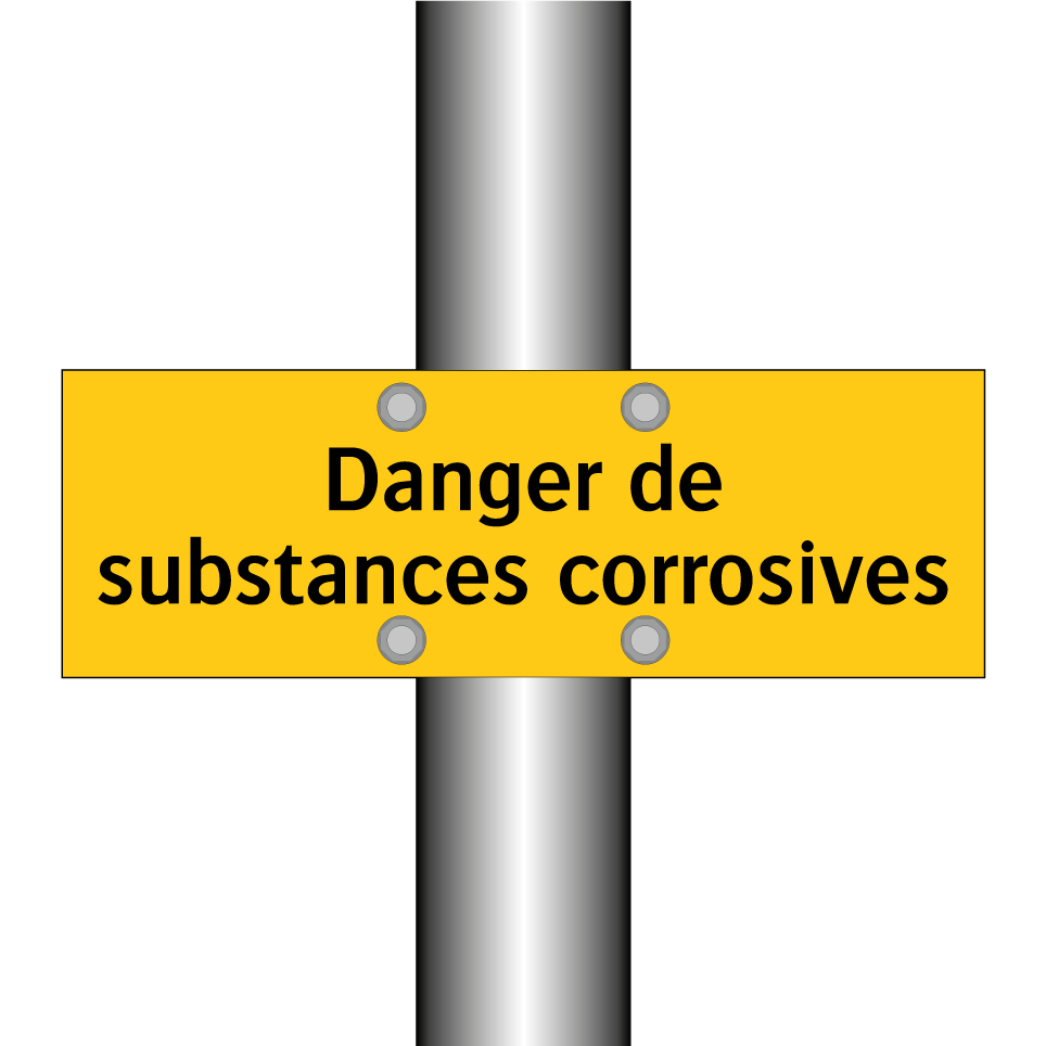 Danger de substances corrosives