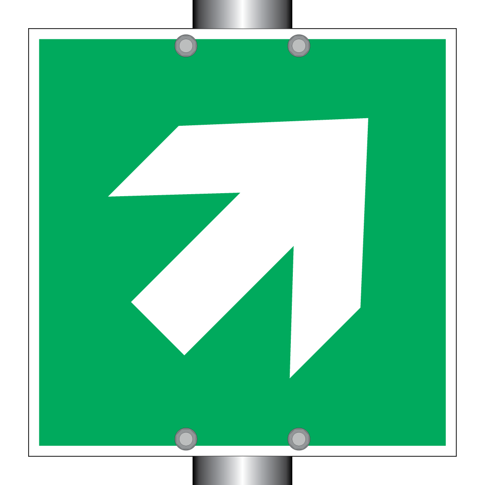 E006 Zusatzzeichen Pfeil