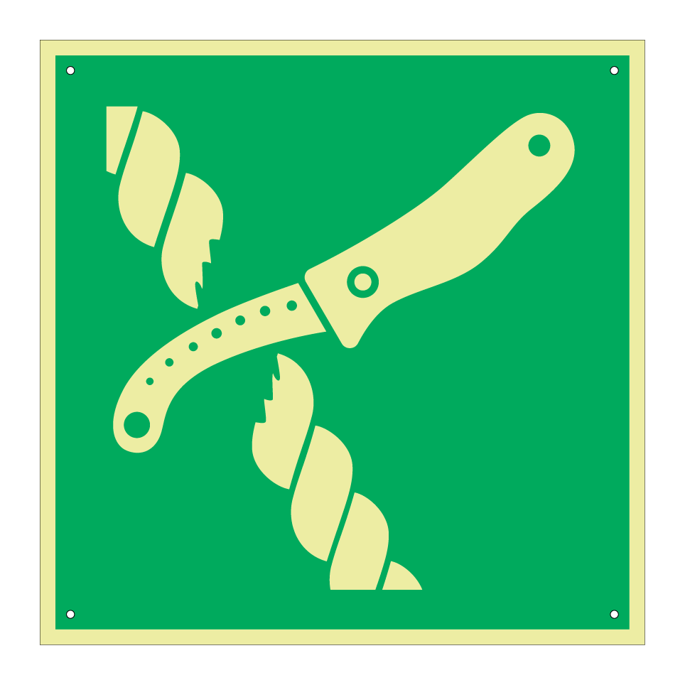 E035 Messer für Rettungsfloßausrüstung