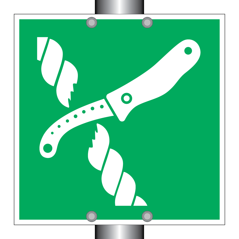 E035 Messer für Rettungsfloßausrüstung