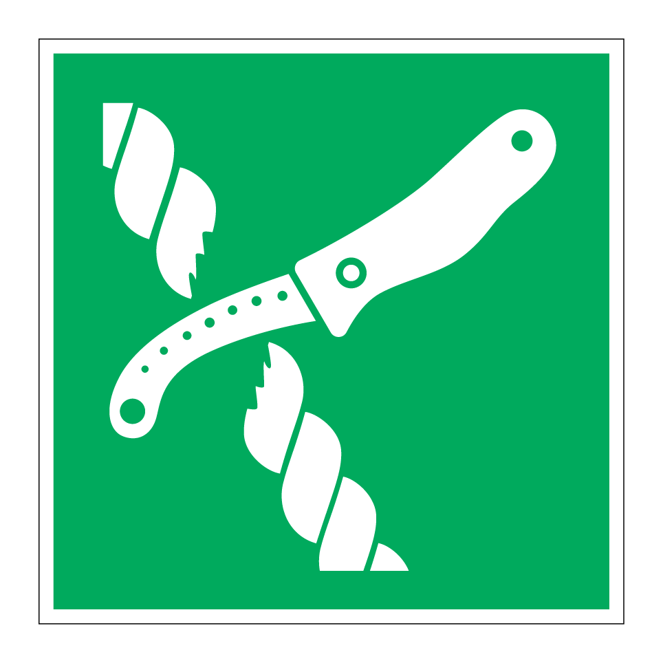 E035 Messer für Rettungsfloßausrüstung