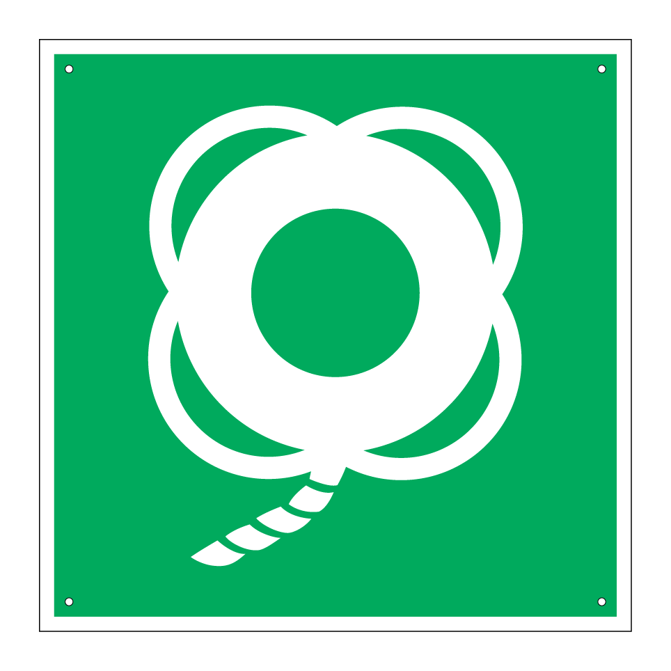 E041 Rettungsring mit Leine