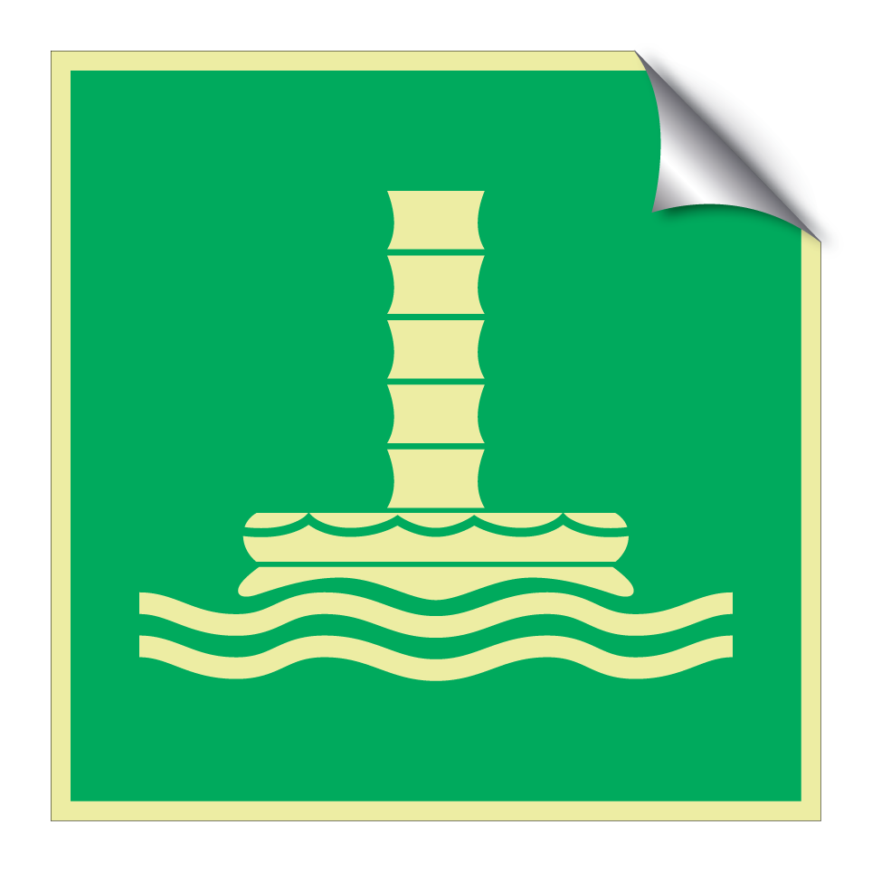 E055 Toboggan d'évacuation marine