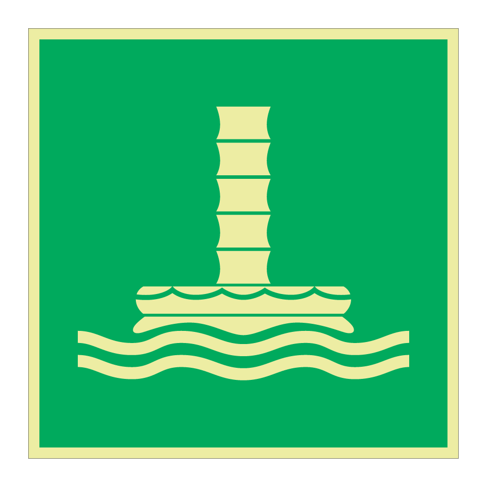 E055 Toboggan d'évacuation marine