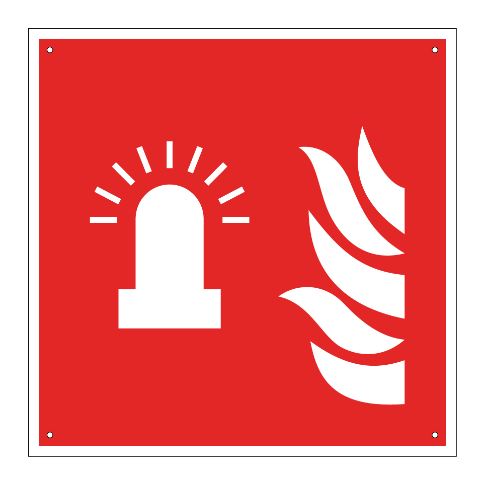 F018 Brandalarm-Blitzleuchte