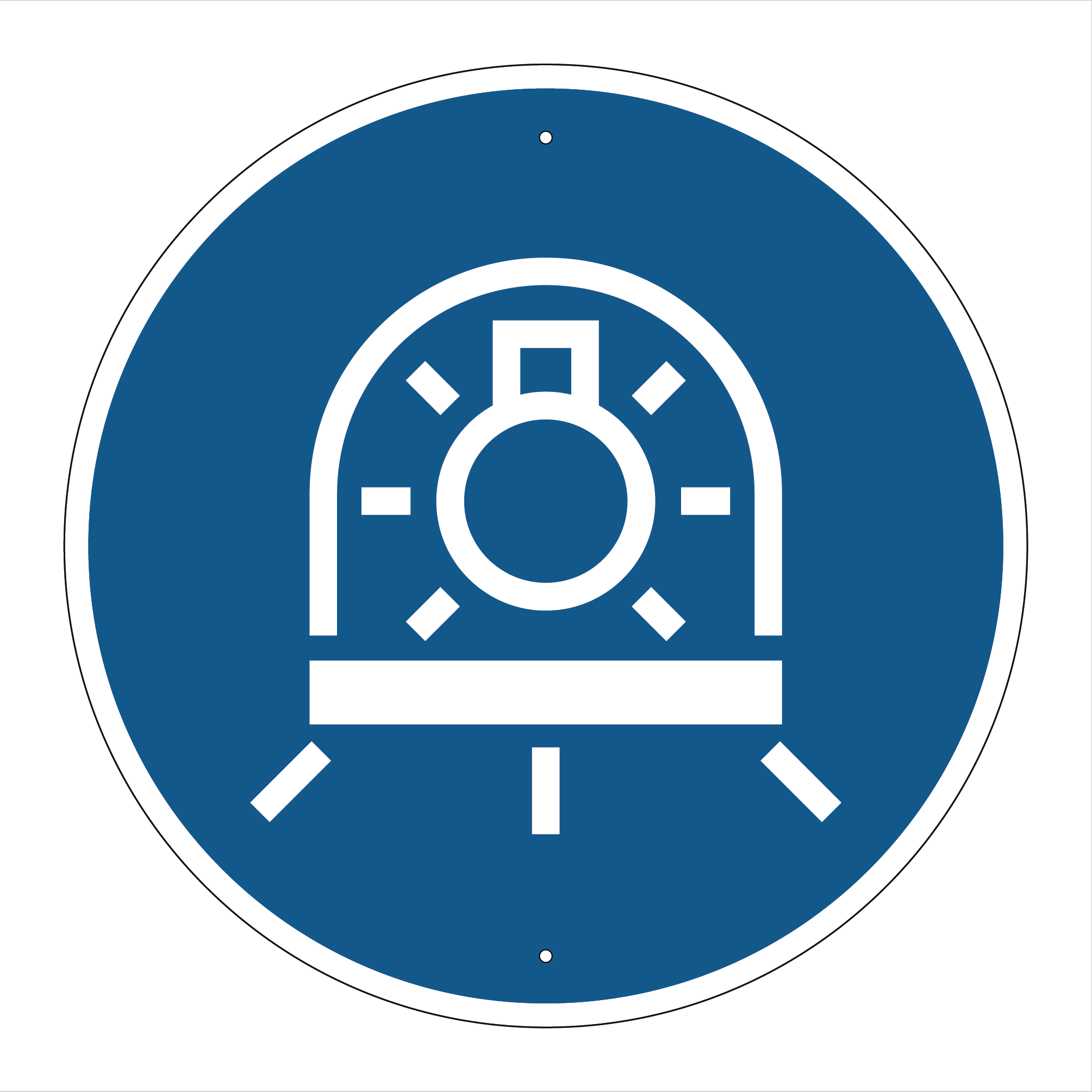 M070 Lampe in Leuchte mit Abschirmung verwenden