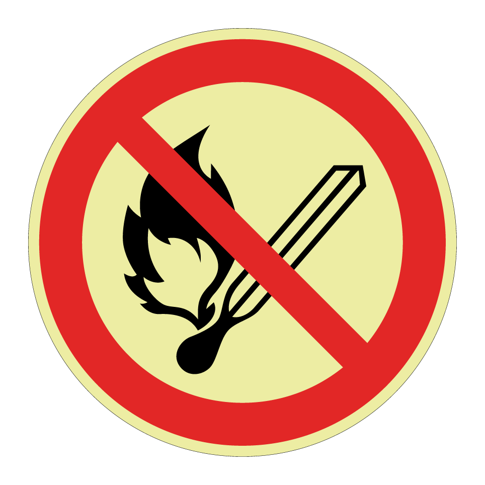 P003 Flammes nues interdites