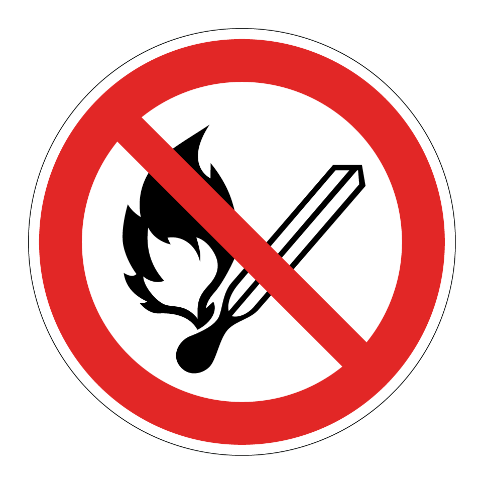 P003 Flammes nues interdites
