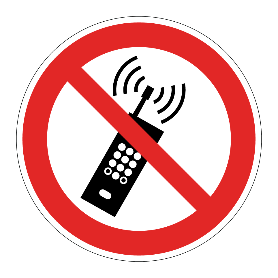 P013 Interdiction d’activer des téléphones mobiles