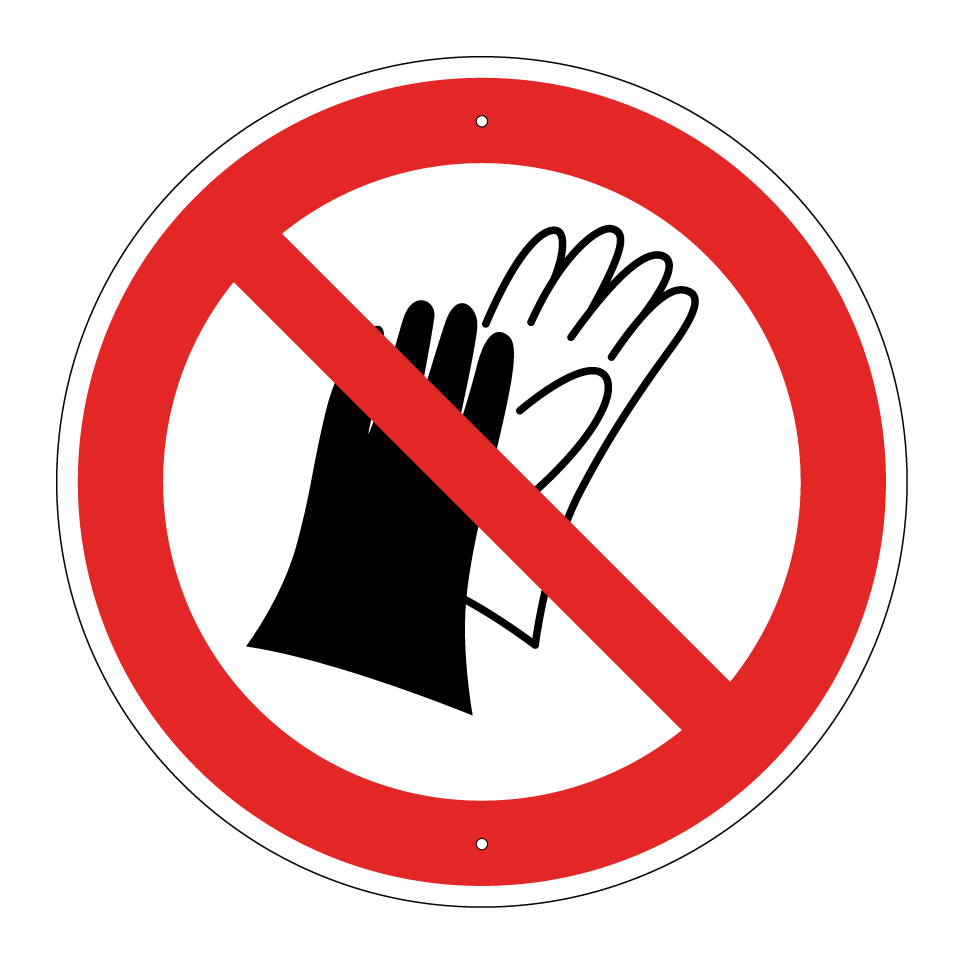 P028 Port de gants interdit