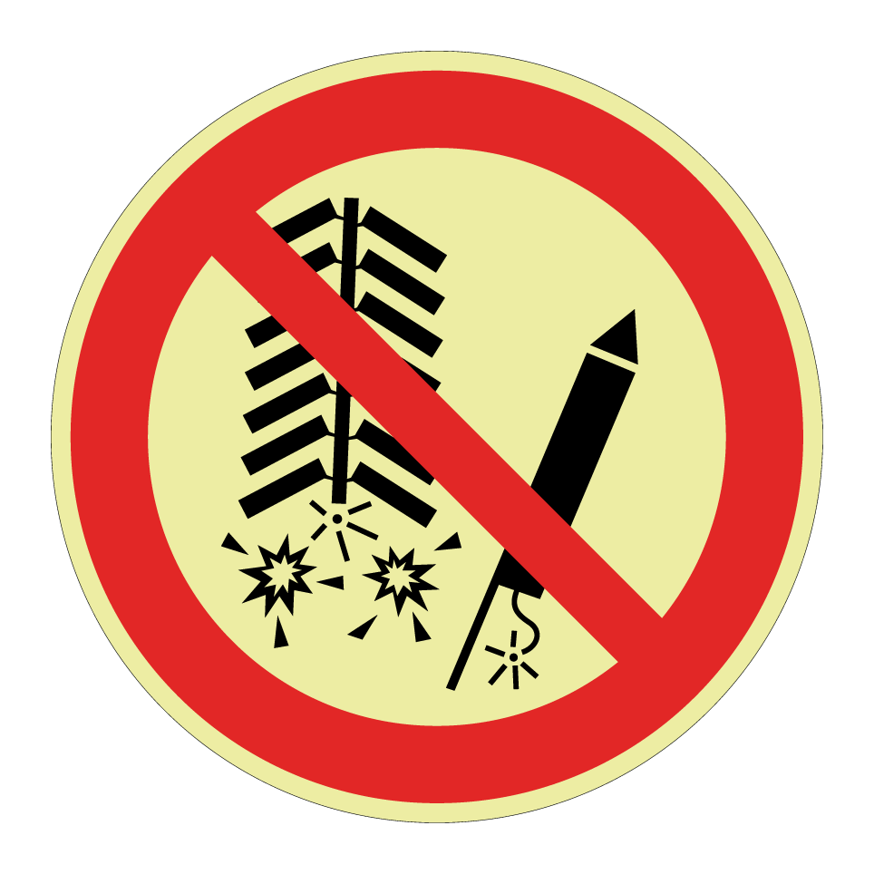 P040 Ne pas allumer de feux d'artifice