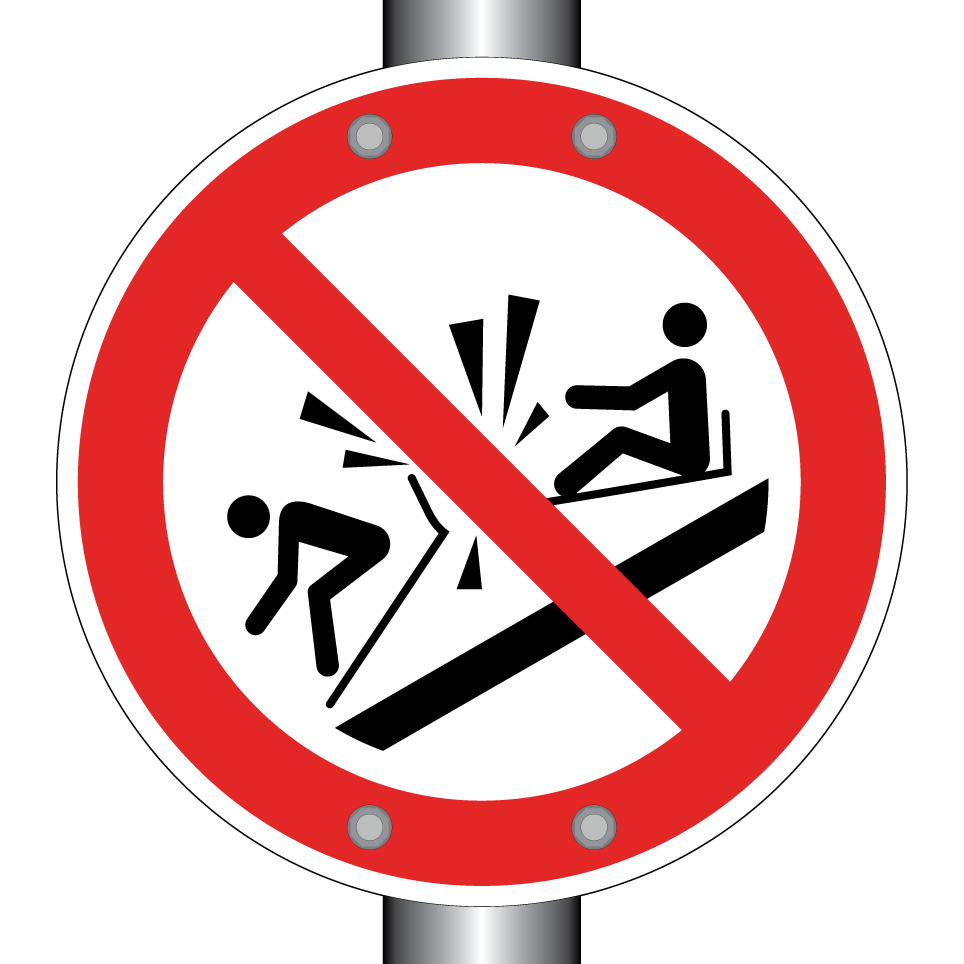P047 Andere Schlitten rammen verboten