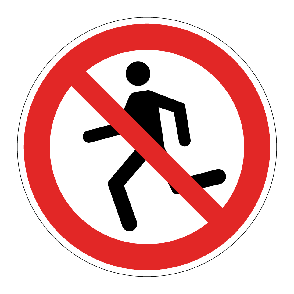 P048 Laufen verboten