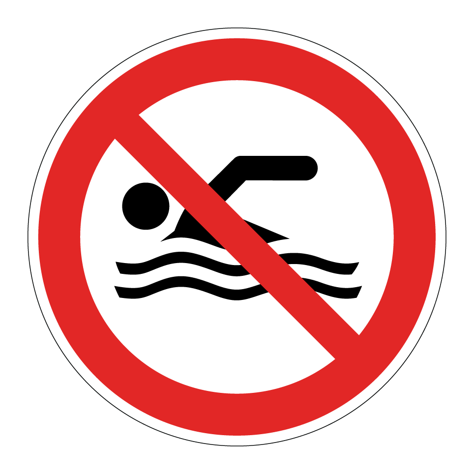 P049 Schwimmen verboten