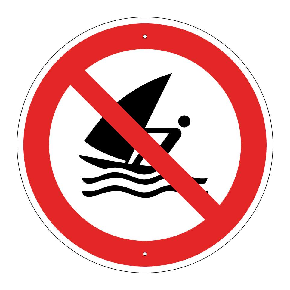 P054 Windsurfen verboten