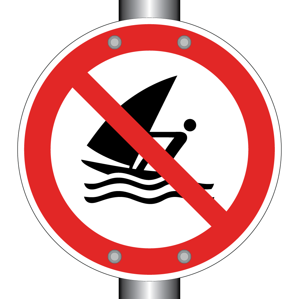 P054 Windsurfen verboten