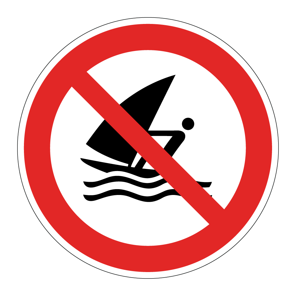 P054 Windsurfen verboten