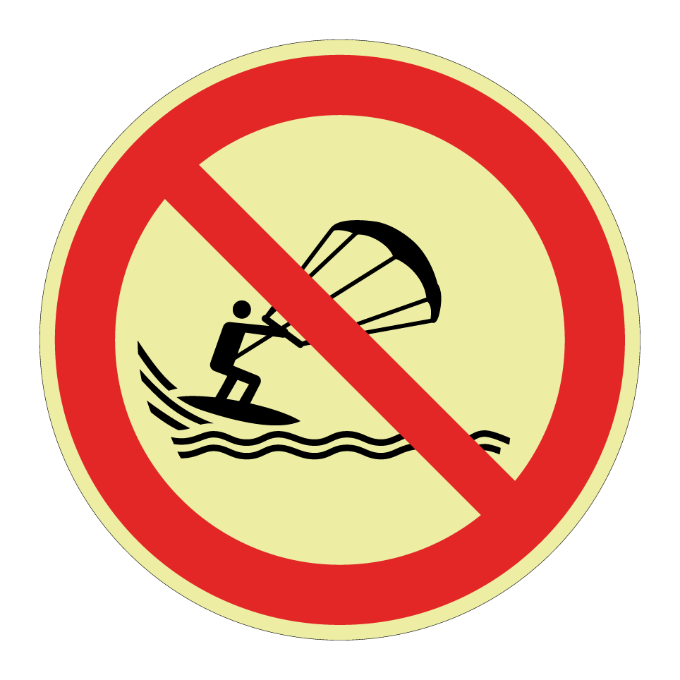P065 Kitesurfen verboten