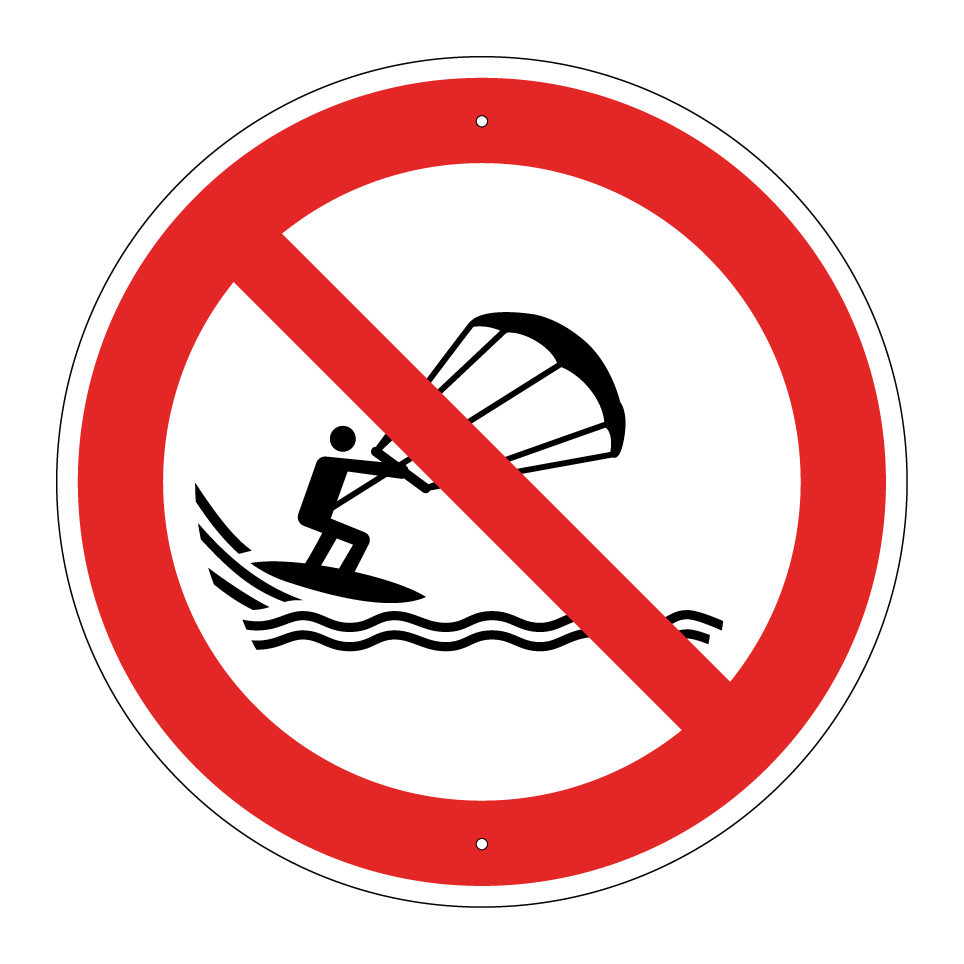 P065 Kitesurfen verboten