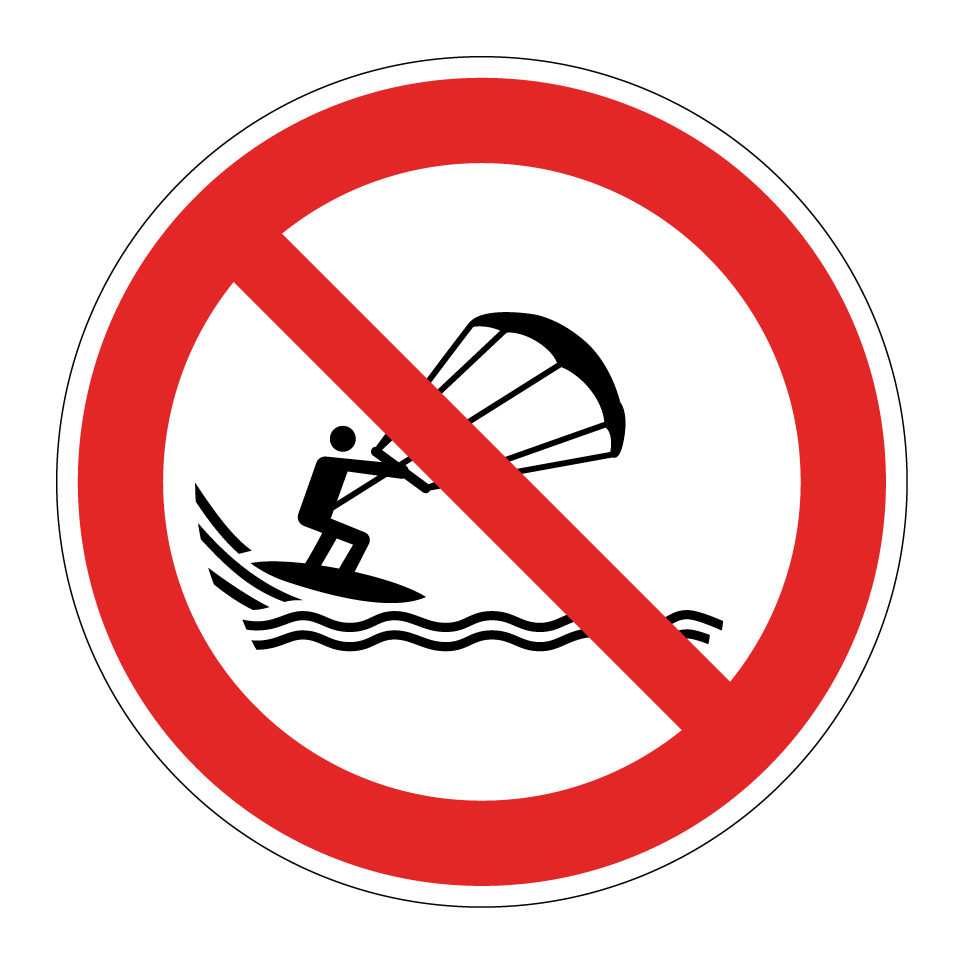 P065 Kitesurfen verboten