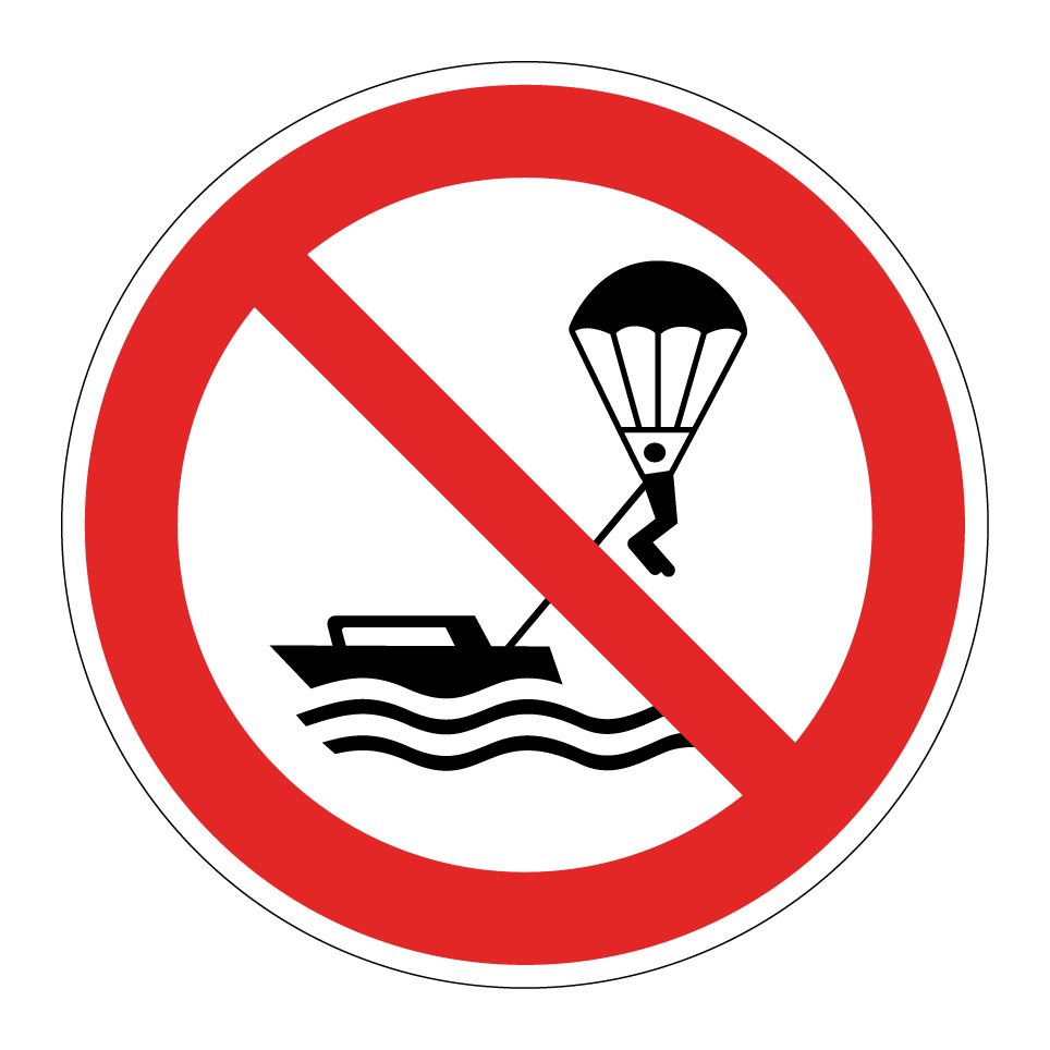P066 Parasailing verboten