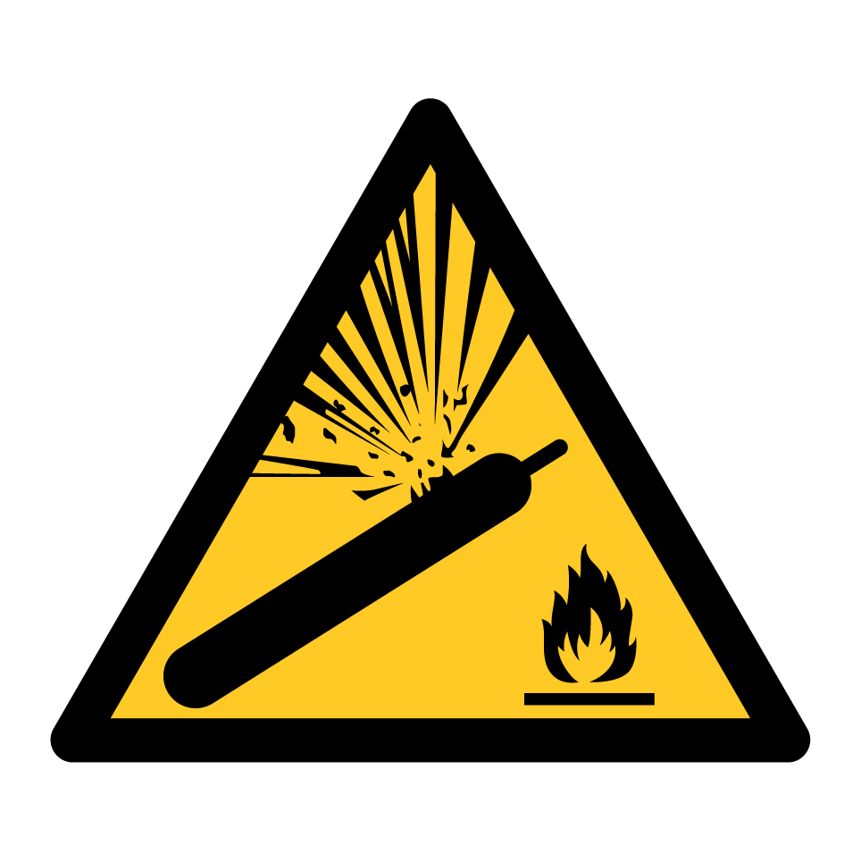 W029 Warnung vor Gasflaschen