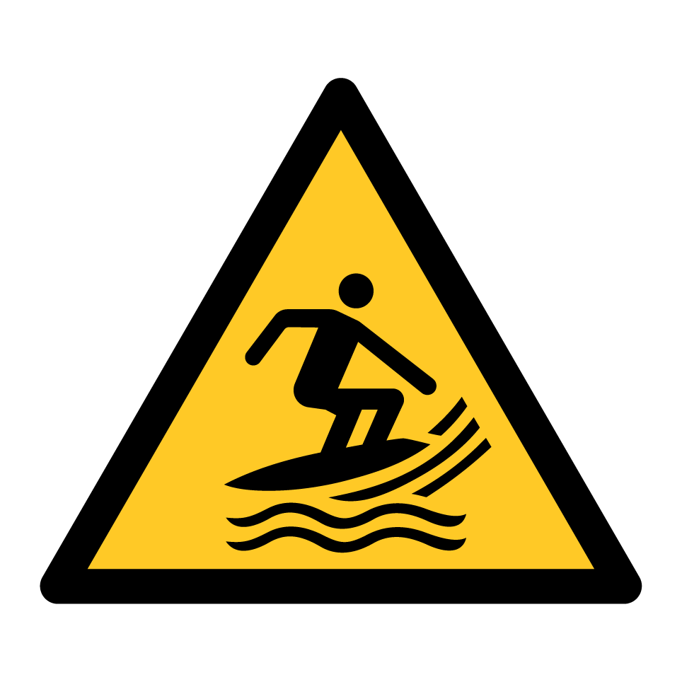 W046 Warnung vor Surfsportgebiet