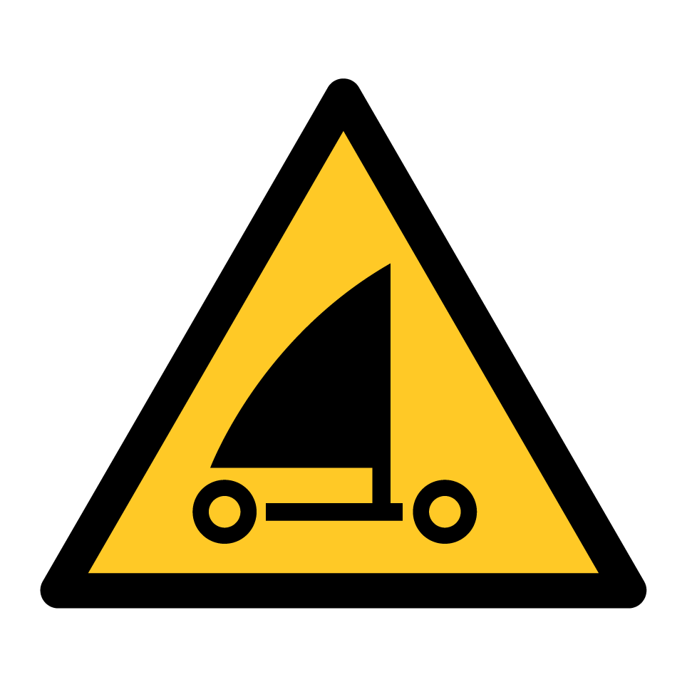 W059 Warnung vor Strandseglern