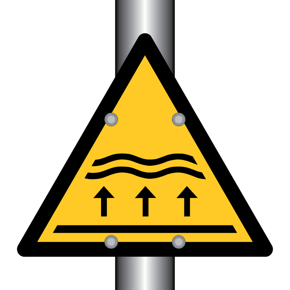 W077 Warnung vor Überschwemmungsgebiet