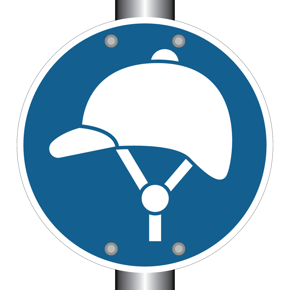 Schutzhelm tragen