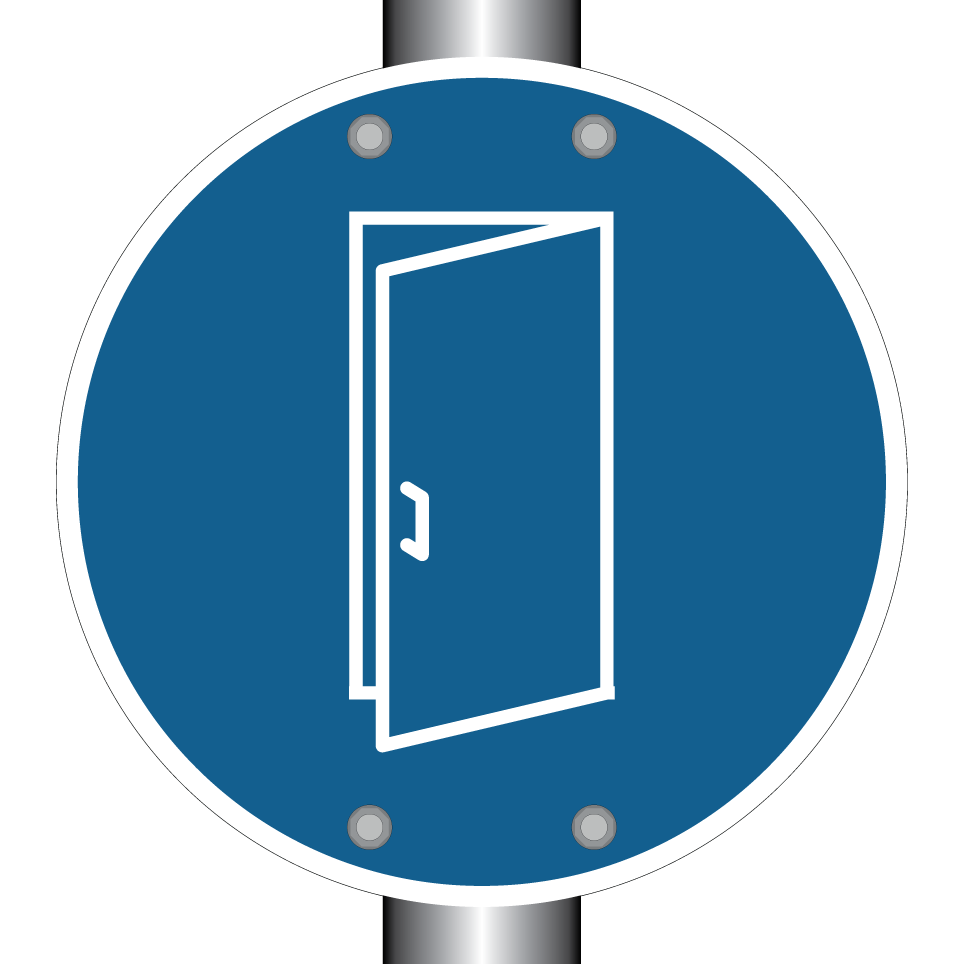 La porte doit rester ouverte