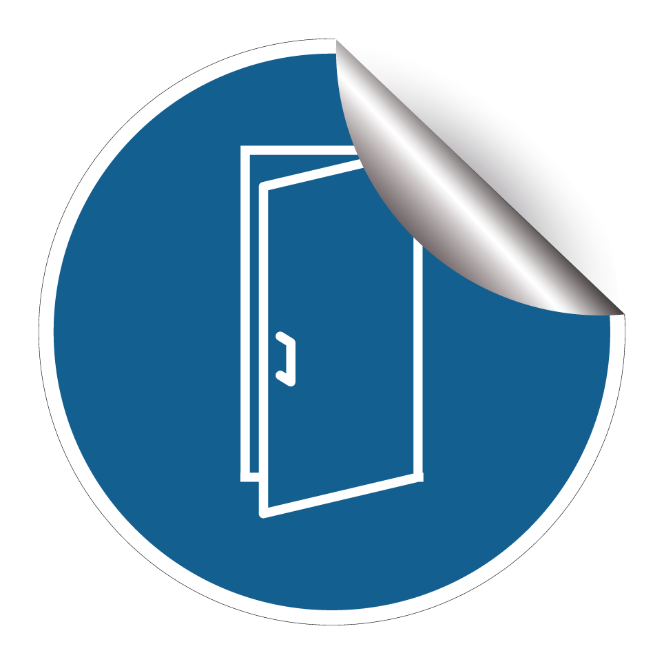 La porte doit rester ouverte