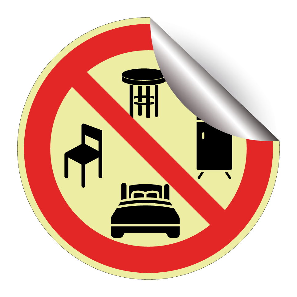 Pas de dépôt de meubles
