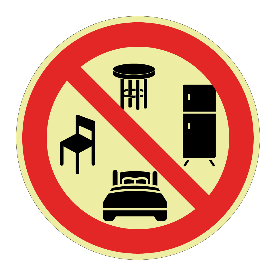 Pas de dépôt de meubles