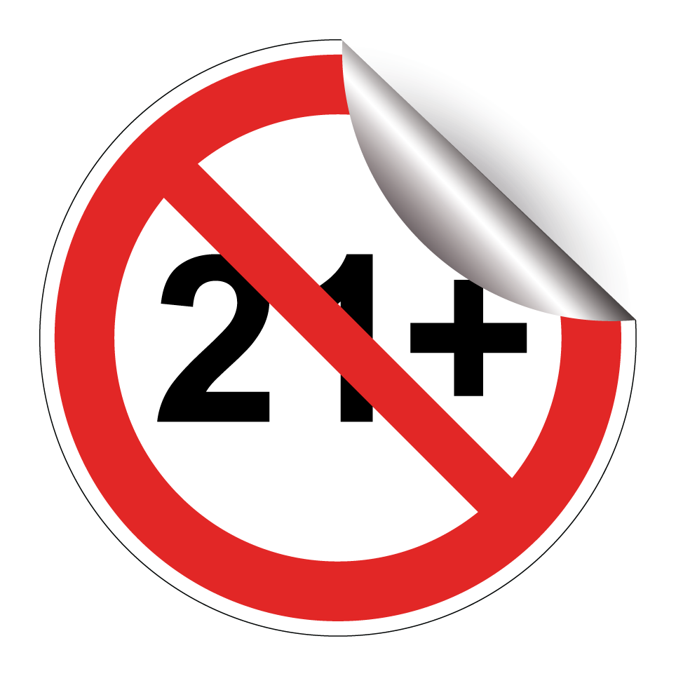 Interdit aux moins de 21 ans