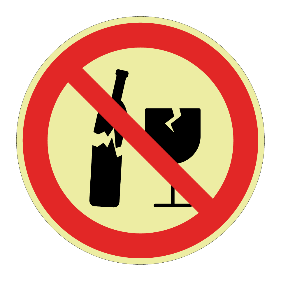 Kein zerbrochenes Glas
