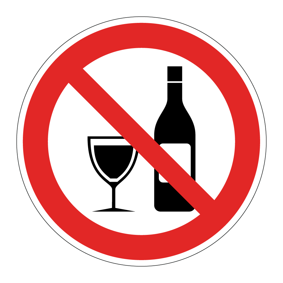 Pas d’alcool