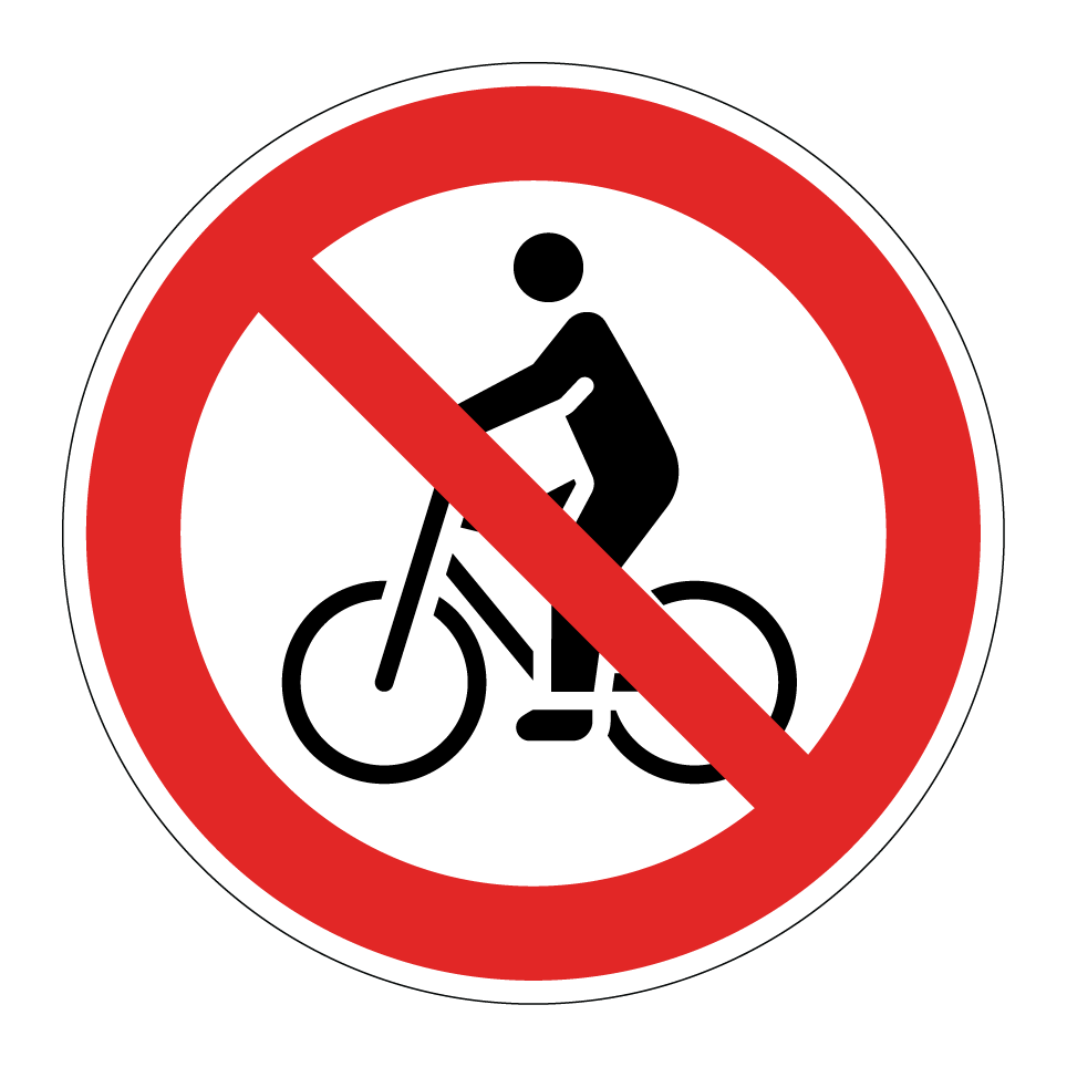 Interdiction de cyclisme
