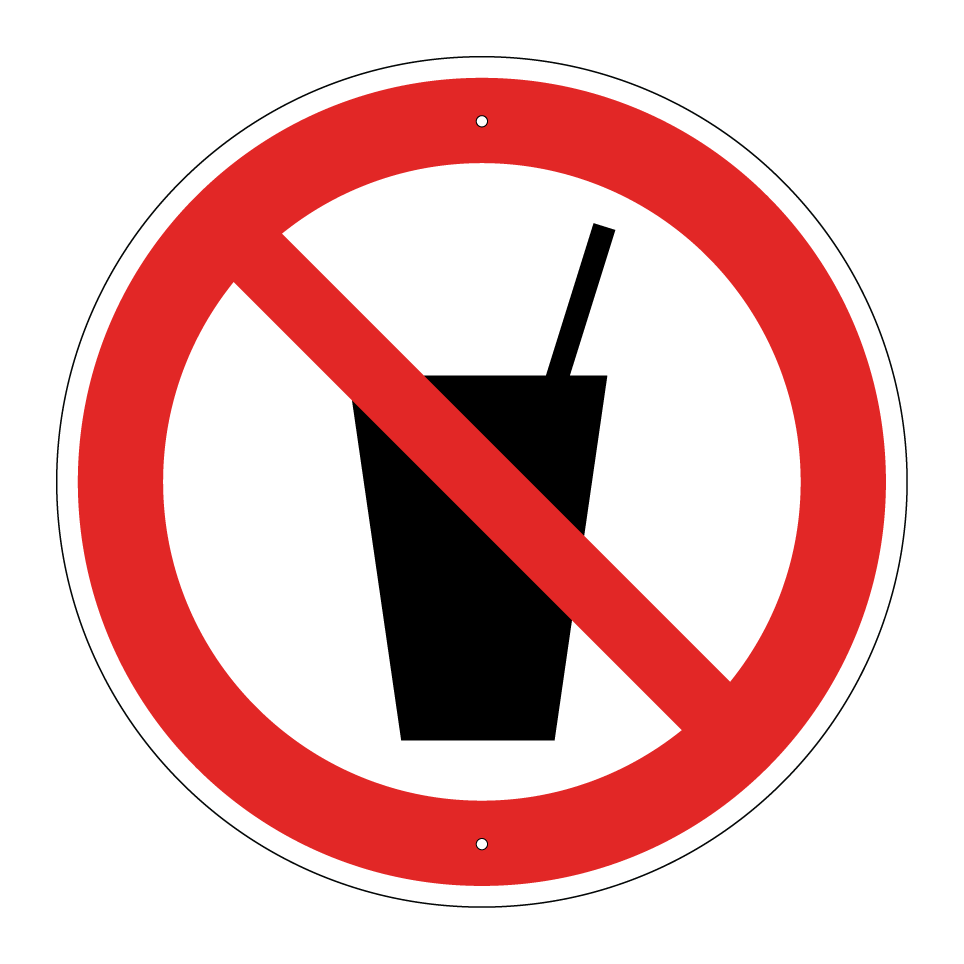 Pas de boissons gazeuses