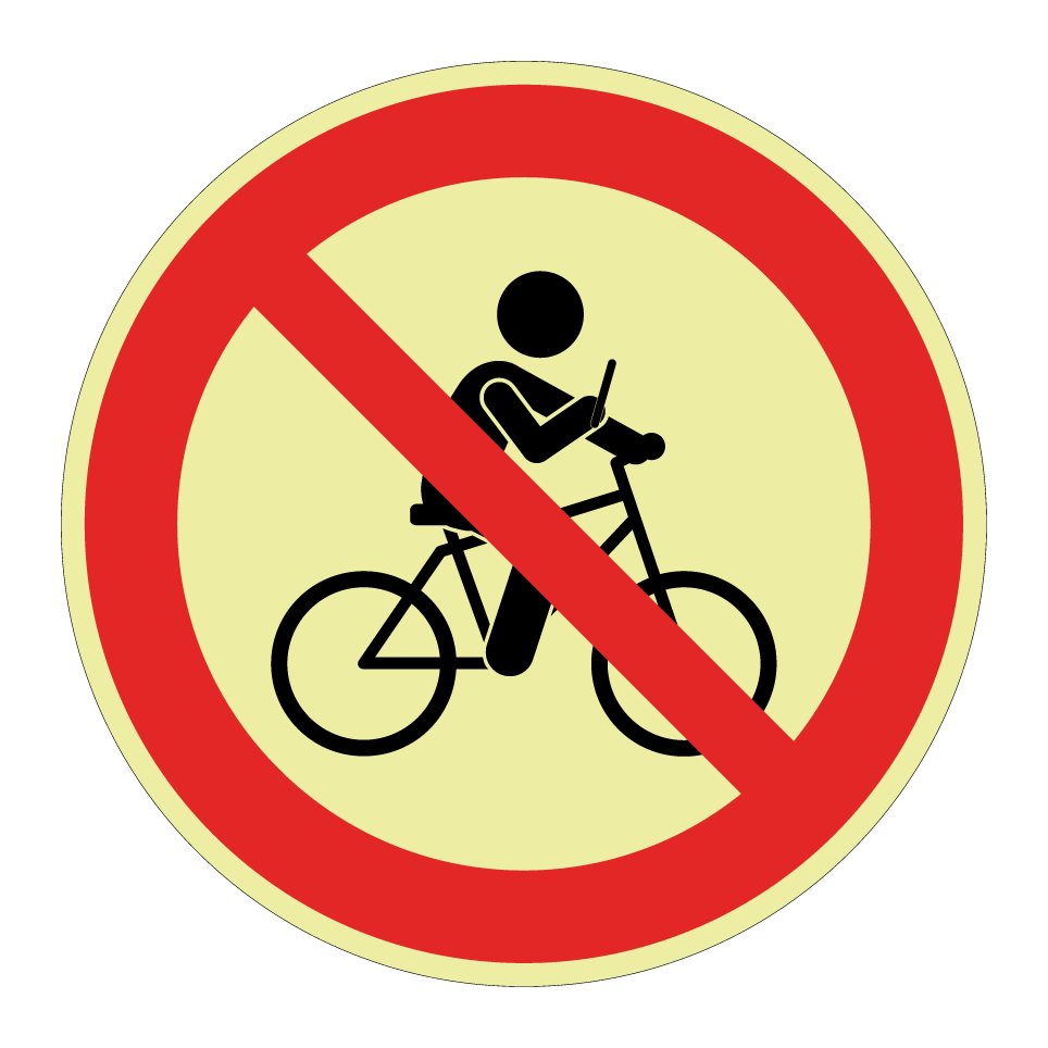 Interdiction de faire du vélo en utilisant le téléphone