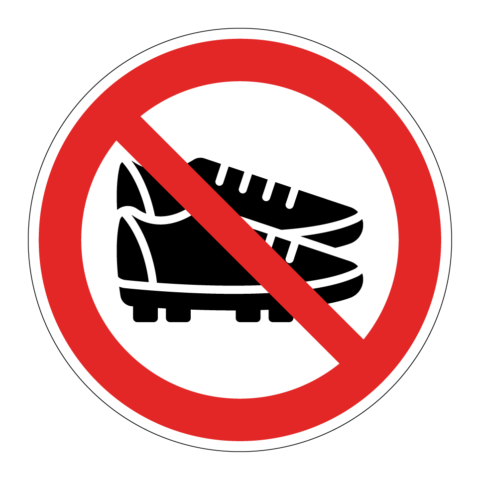 Pas de chaussures de football