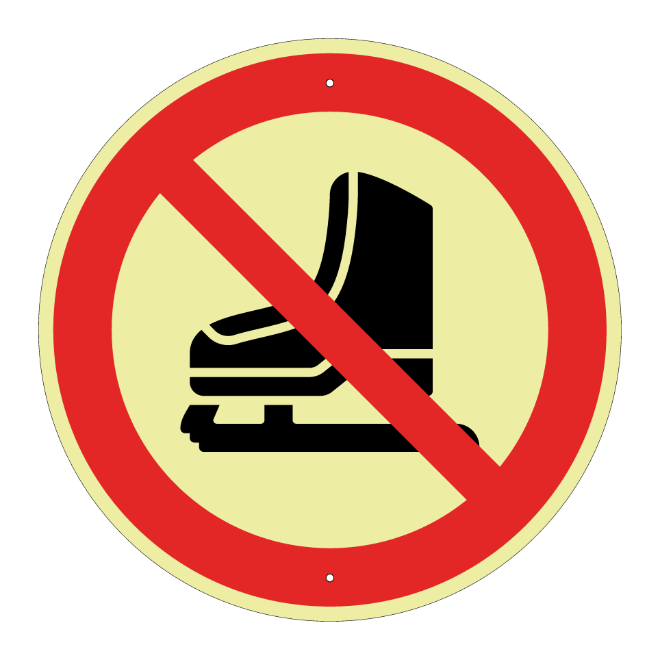 Keine Schlittschuhe