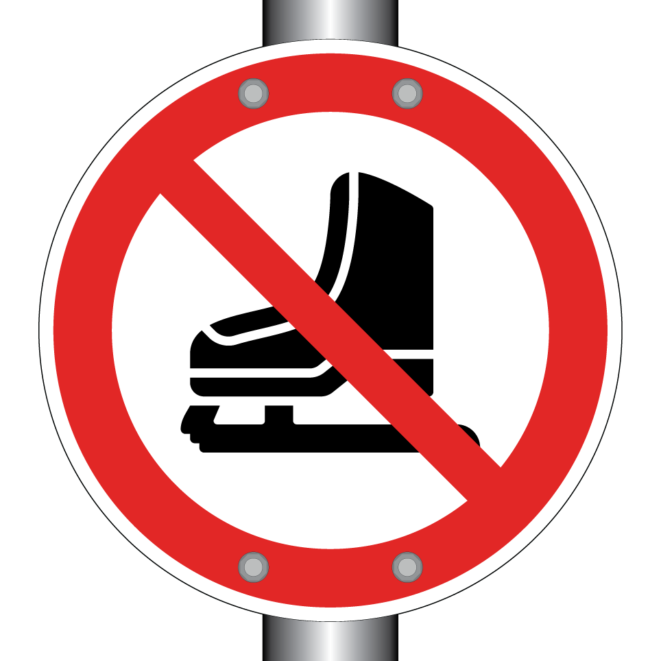 Keine Schlittschuhe