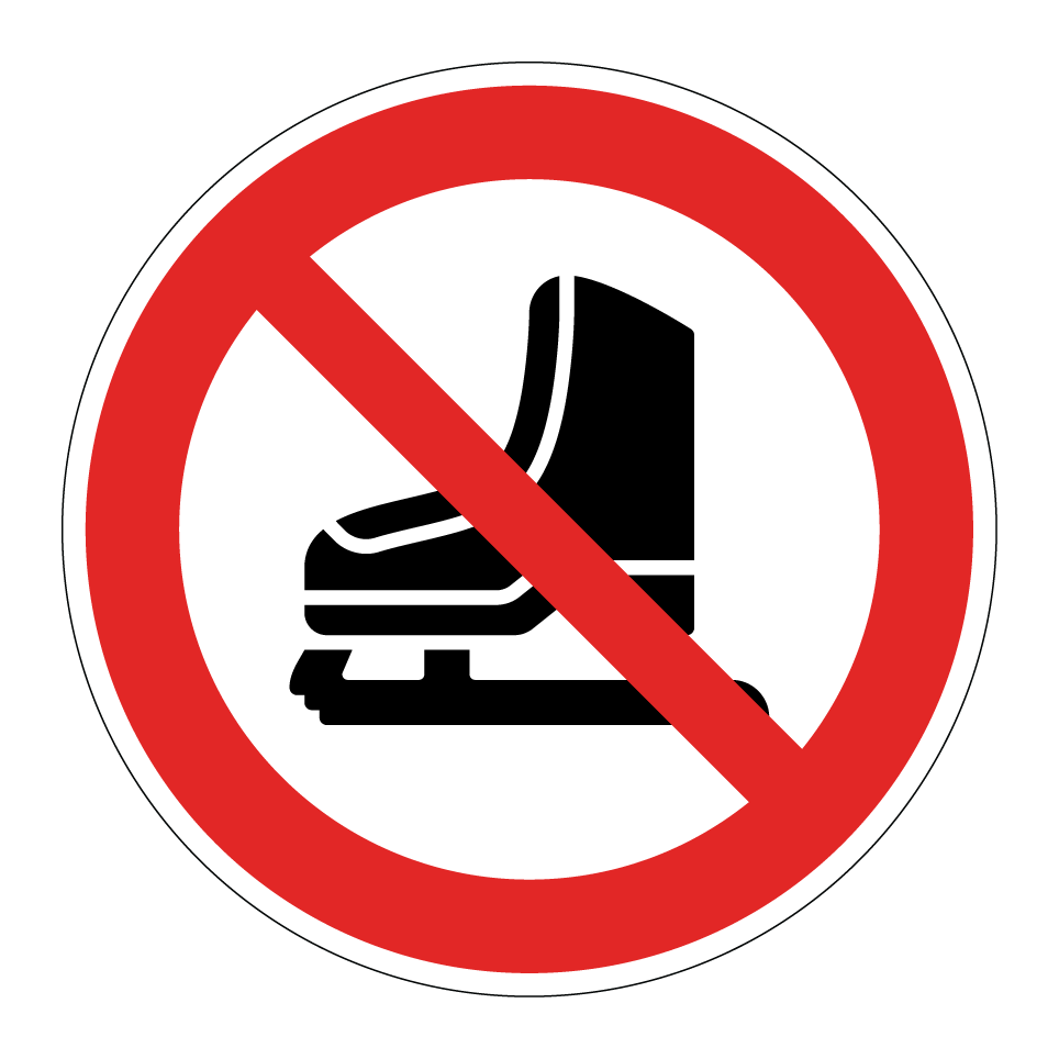 Keine Schlittschuhe