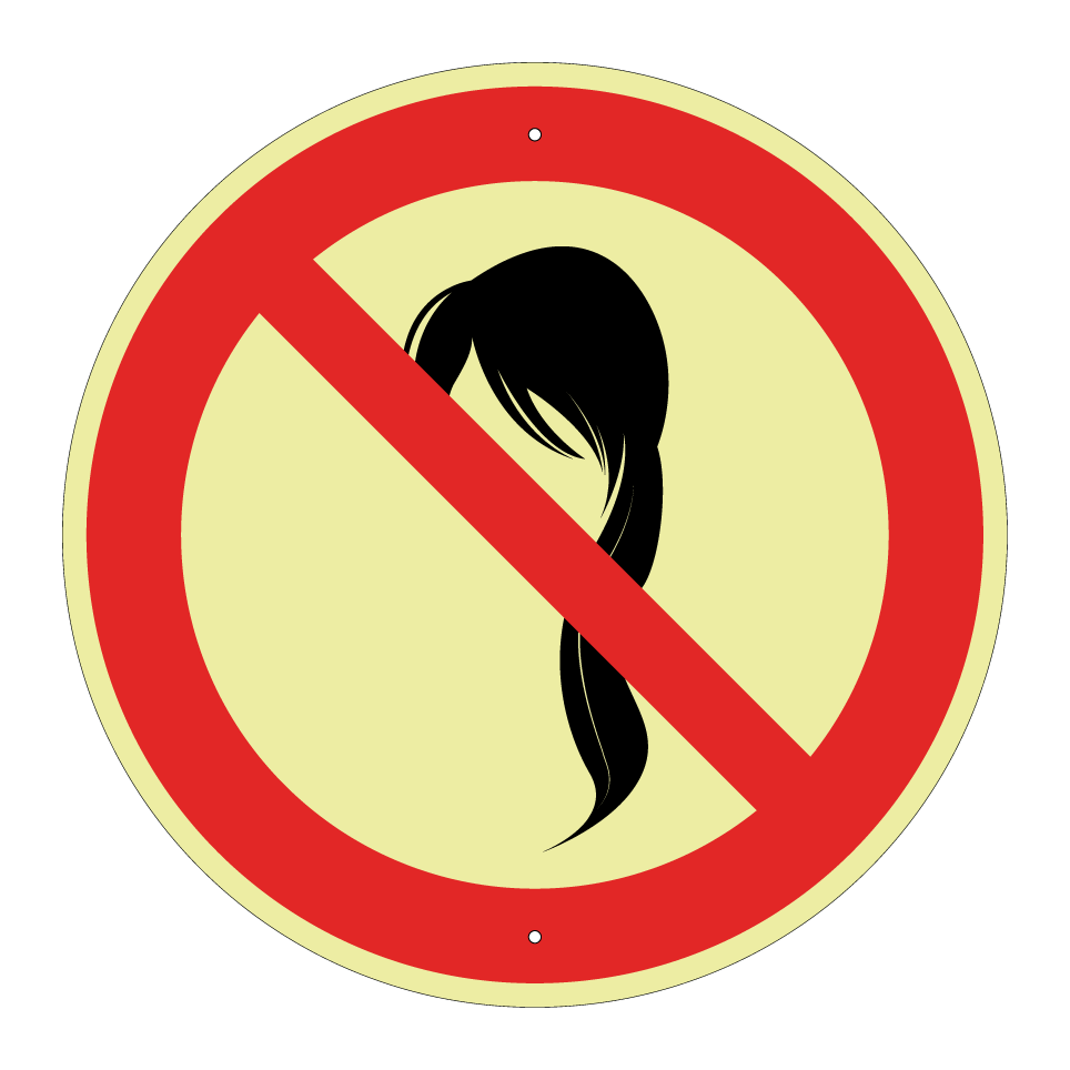 Kein loses Haar